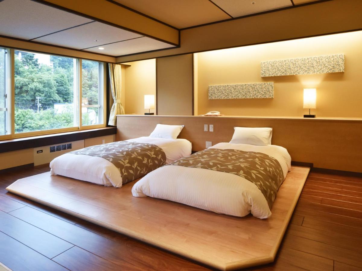 Hotel Shikanoyu Sapporo Buitenkant foto